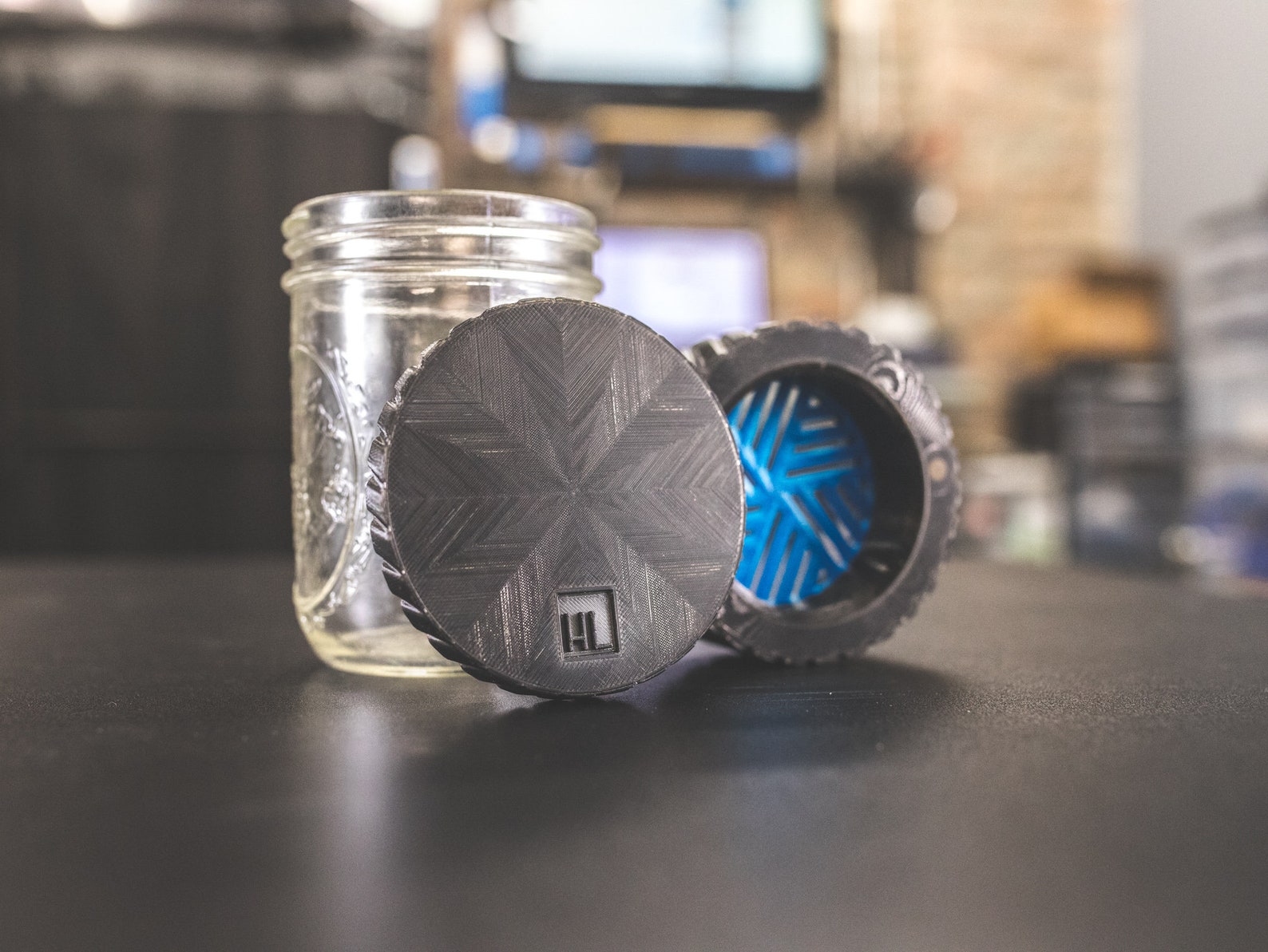 Tw1st The Highlux MasonJar Grinder System Mason jar Etsy