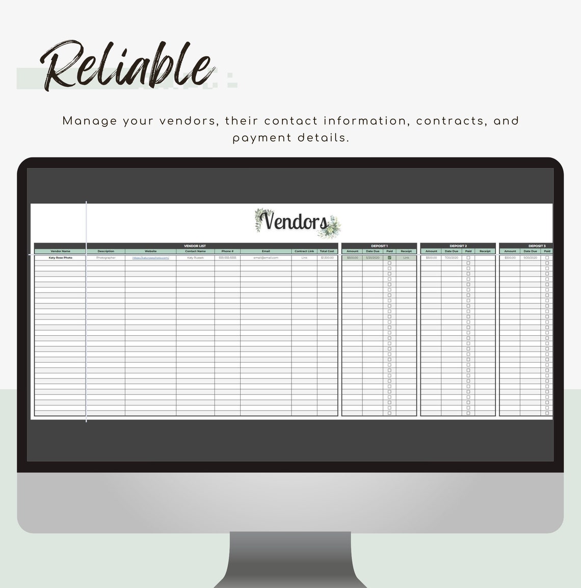 Ultimate Event Planning Template for Google Sheets Automated - Etsy