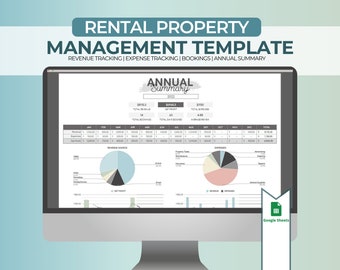Spreadsheet voor verhuurvastgoedbeheer | Inkomsten- en uitgaventracker van Airbnb | Google Spreadsheet | Airbnb-financiering | Airbnb-inkomstentracker
