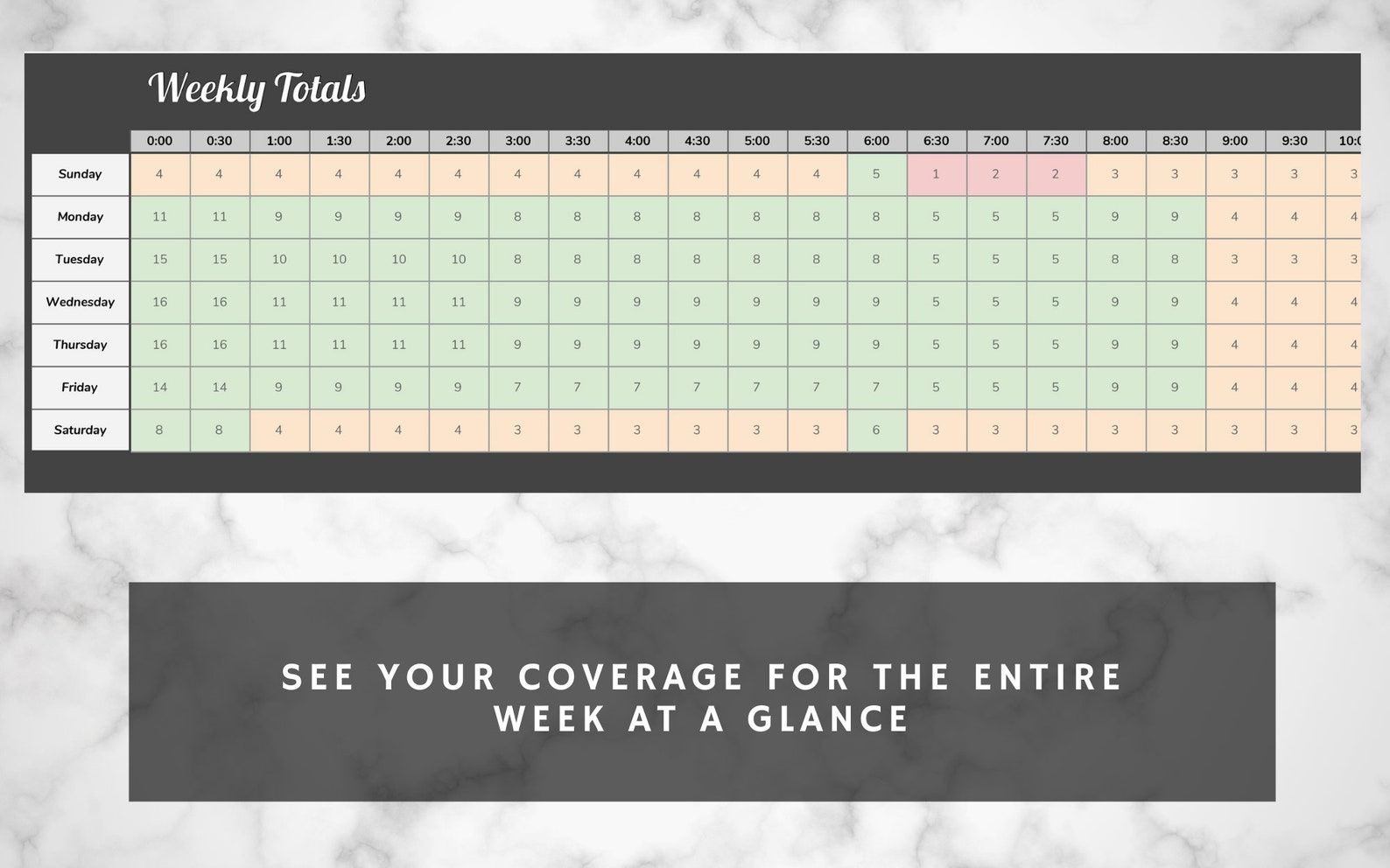 Employee Schedule/Shift Manager Template for Google Sheets Etsy Employee Schedule/Shift Manager Template for Google Sheets Etsy