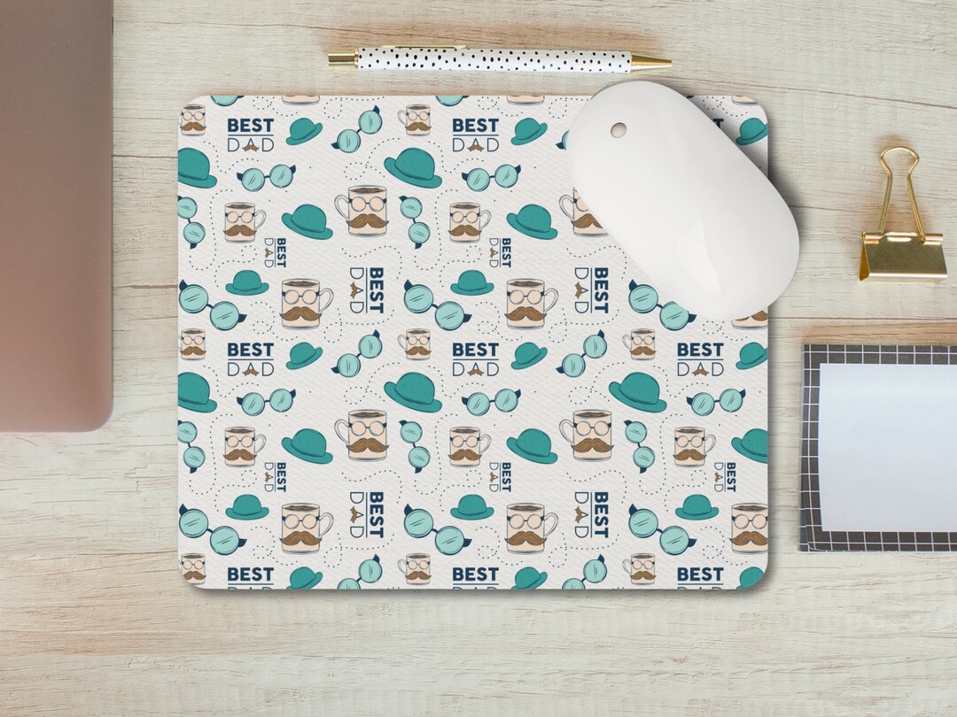 Best Dad Mouse Pad | Dad Office Decor | #1 Dad Computer Mousepad | Desk ...