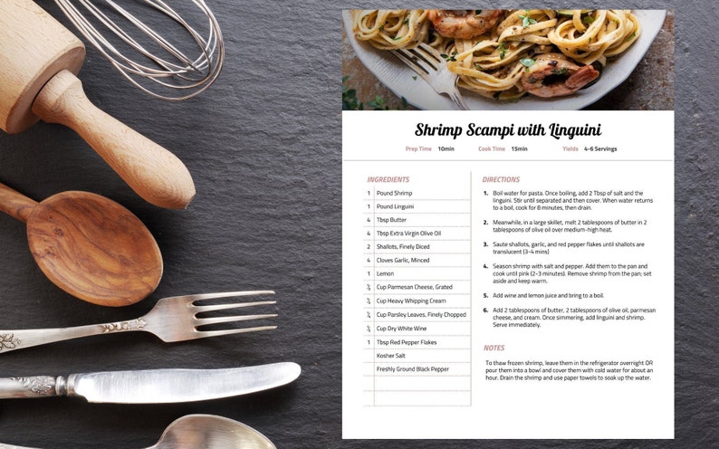 editable-recipe-template-for-google-docs-elegant-8-5x11-etsy