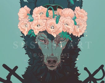 Exquisite - A4 / 11.7" x 8.27" Art Print