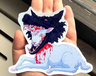 More - 8.8 cm x 10.8 cm / 3.5 x 4.3" Vinyl sticker