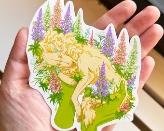 Summer - 9.4 cm x 12.1 cm / 3.7" x 4.8” Vinyl sticker