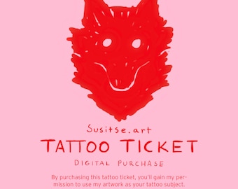 Susitse.art Tattoo Ticket