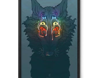 Spectrum – Framed or Unframed art print / From A5 to A0 size