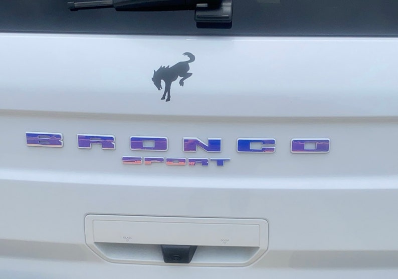 CUSTOM Bronco Vinyl Letters Overlays and Inlays for 2021 & Etsy