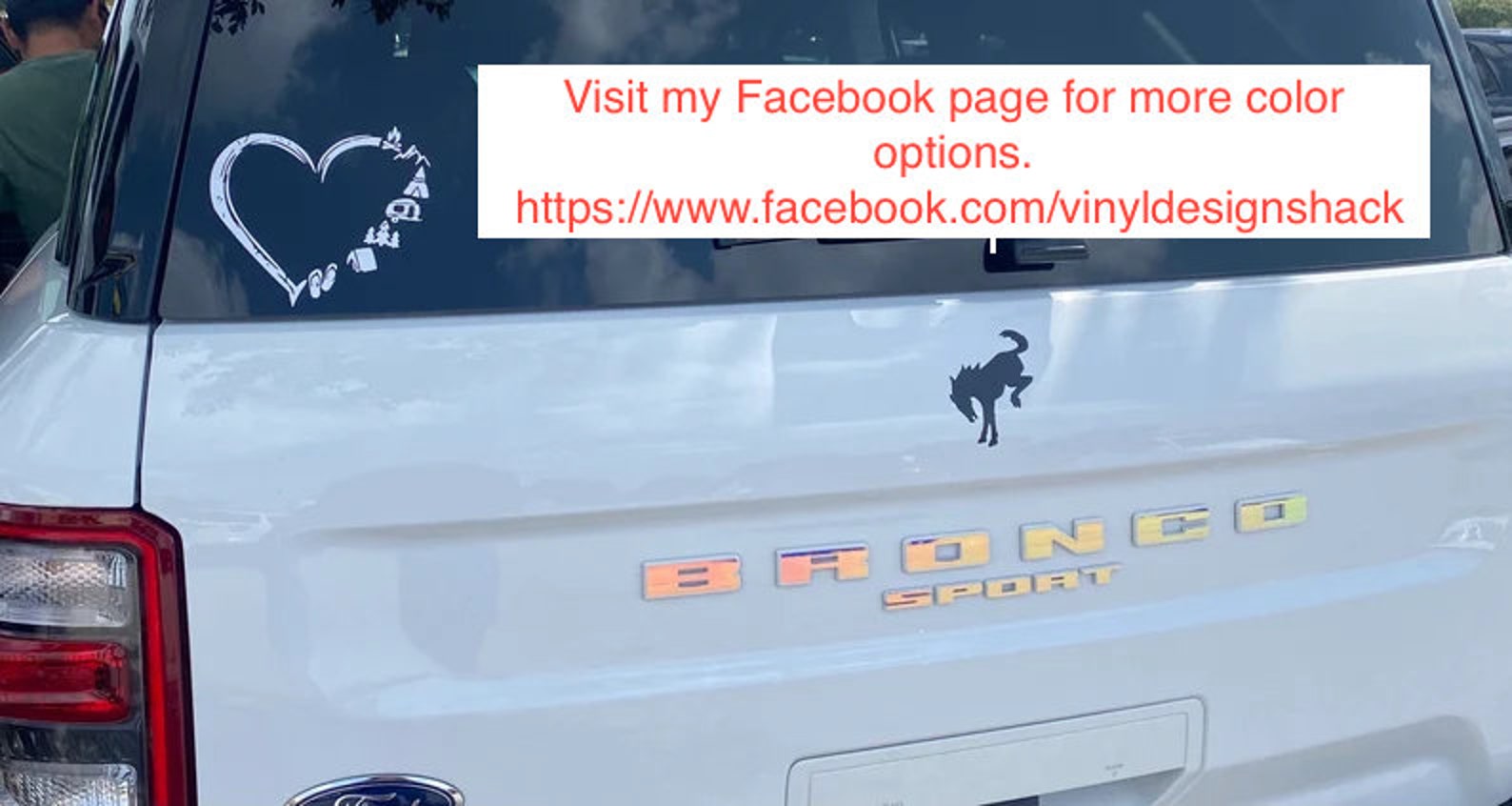 CUSTOM Bronco Vinyl Letters Overlays and Inlays for 2021, 2022, 2023