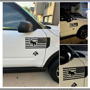 Car decal/flag/car logo/custom/ vinyl stickers/ Ford/ Bronco /All Car Brands Any logo