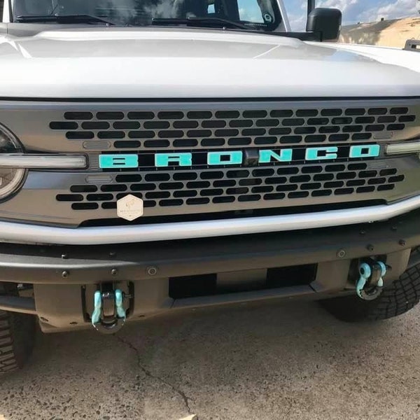 CUSTOM Bronco Vinyl Letters Overlays and Inlays  for 2021, 2022, 2023 & 2024 Full-size /Sport model/Big FORD Bronco/Bronco Sport. BUNDLES