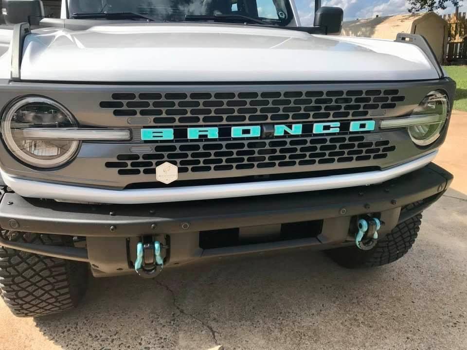 Full Set Bronco Sport Letter Overlays Specialty Vinyl