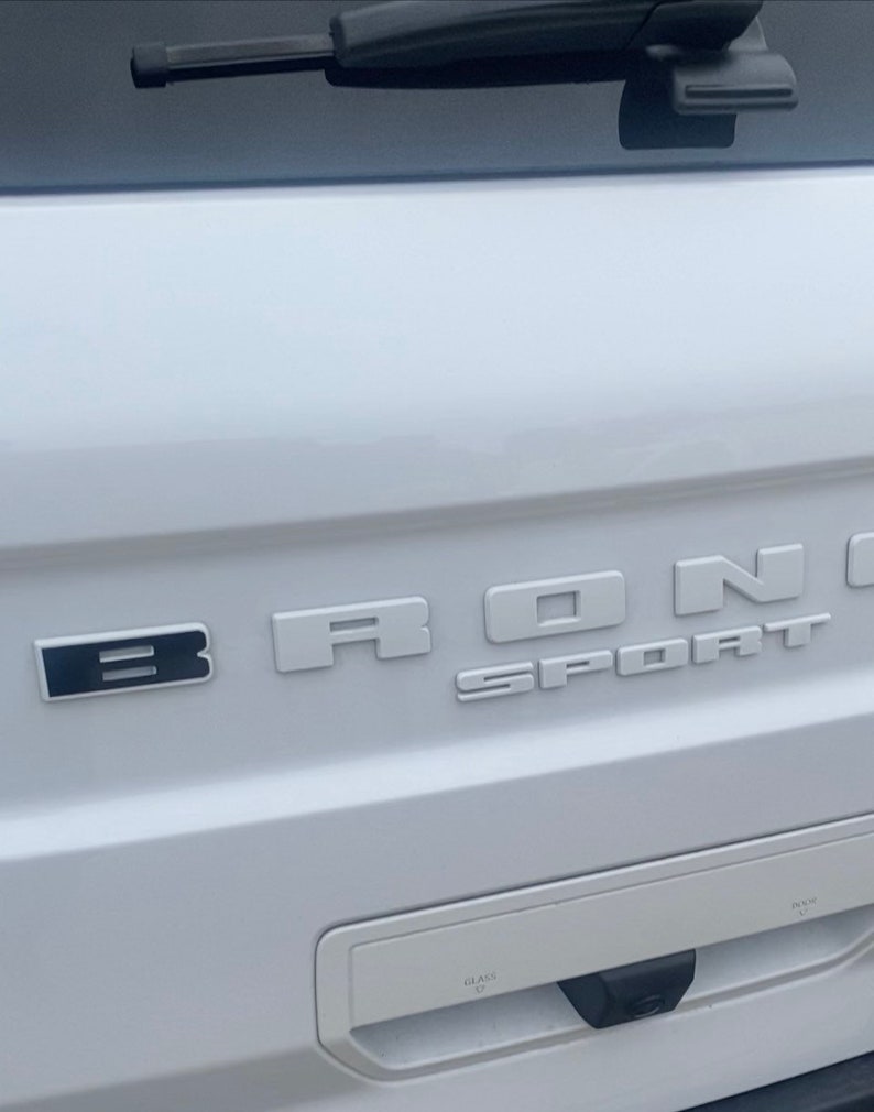 CUSTOM Bronco Vinyl Letters Overlays and Inlays for 2021 & Etsy