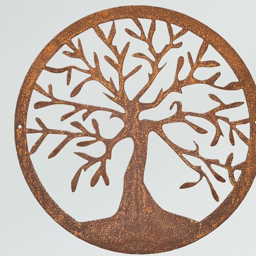 Spiky Tree of Life Wall Solid Steel Metal Wall Art Garden Gift Etsy