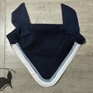 Pony size air mesh fly bonnet custom fly bonnet