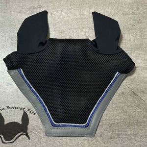 Miniature horse fly bonnet custom air mesh fly bonnet