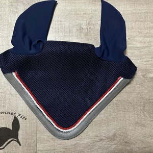 Pony size air mesh fly bonnet custom fly bonnet