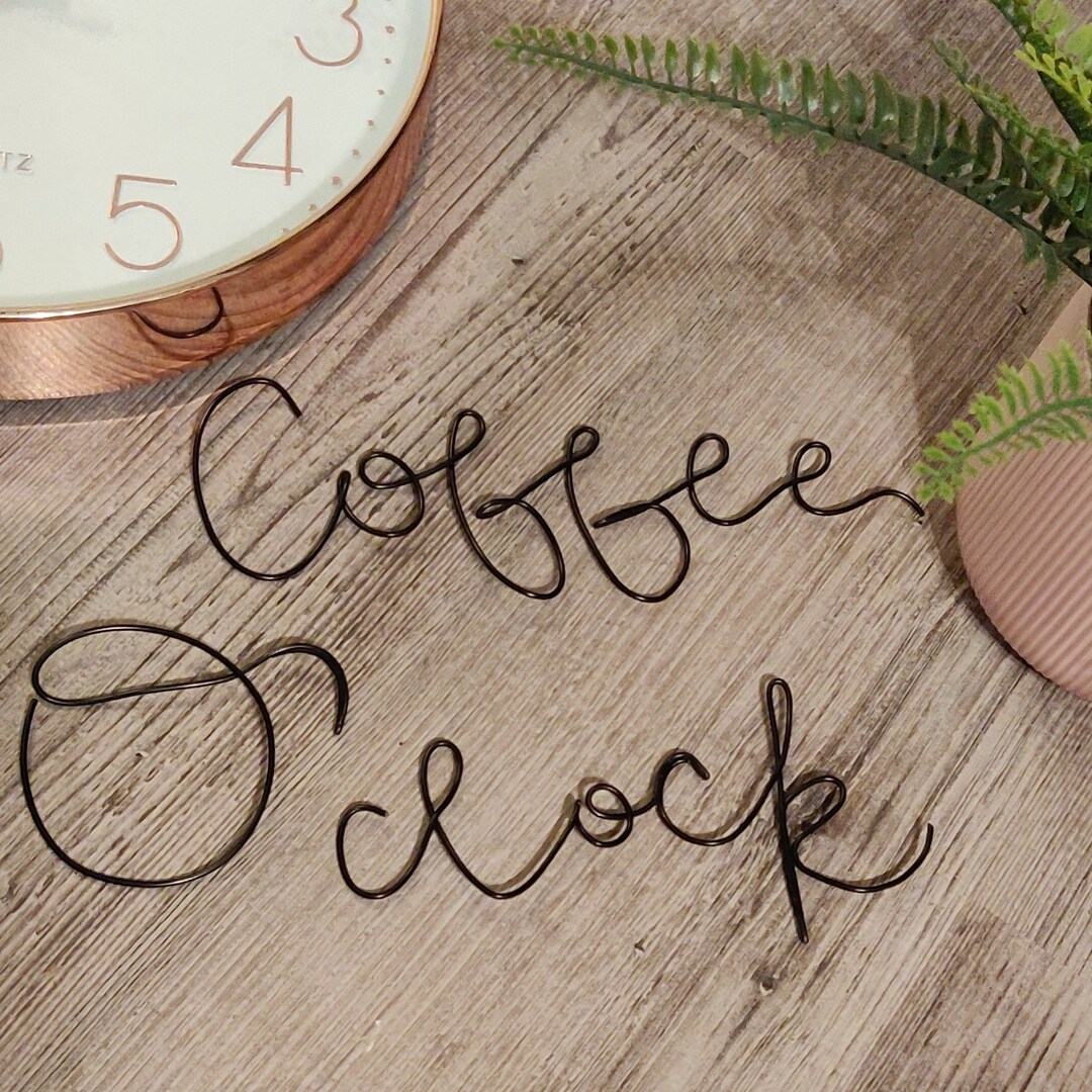 Wire Words Wall Art handmade to Order Etsy
