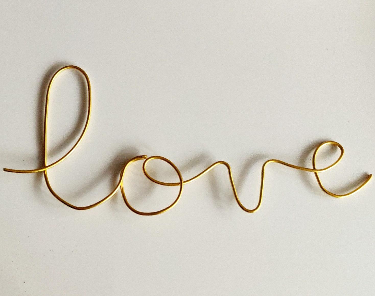 Wire Words Wall Art handmade to Order Etsy Ireland