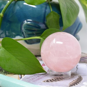 Star Rose Quartz Sphere, Star Rose Quartz, Crystal Sphere