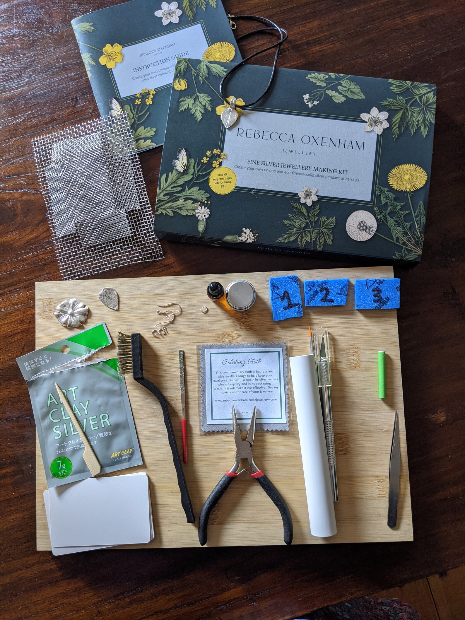Silver jewellery making kit silver clay kit craft kit craft  Etsy