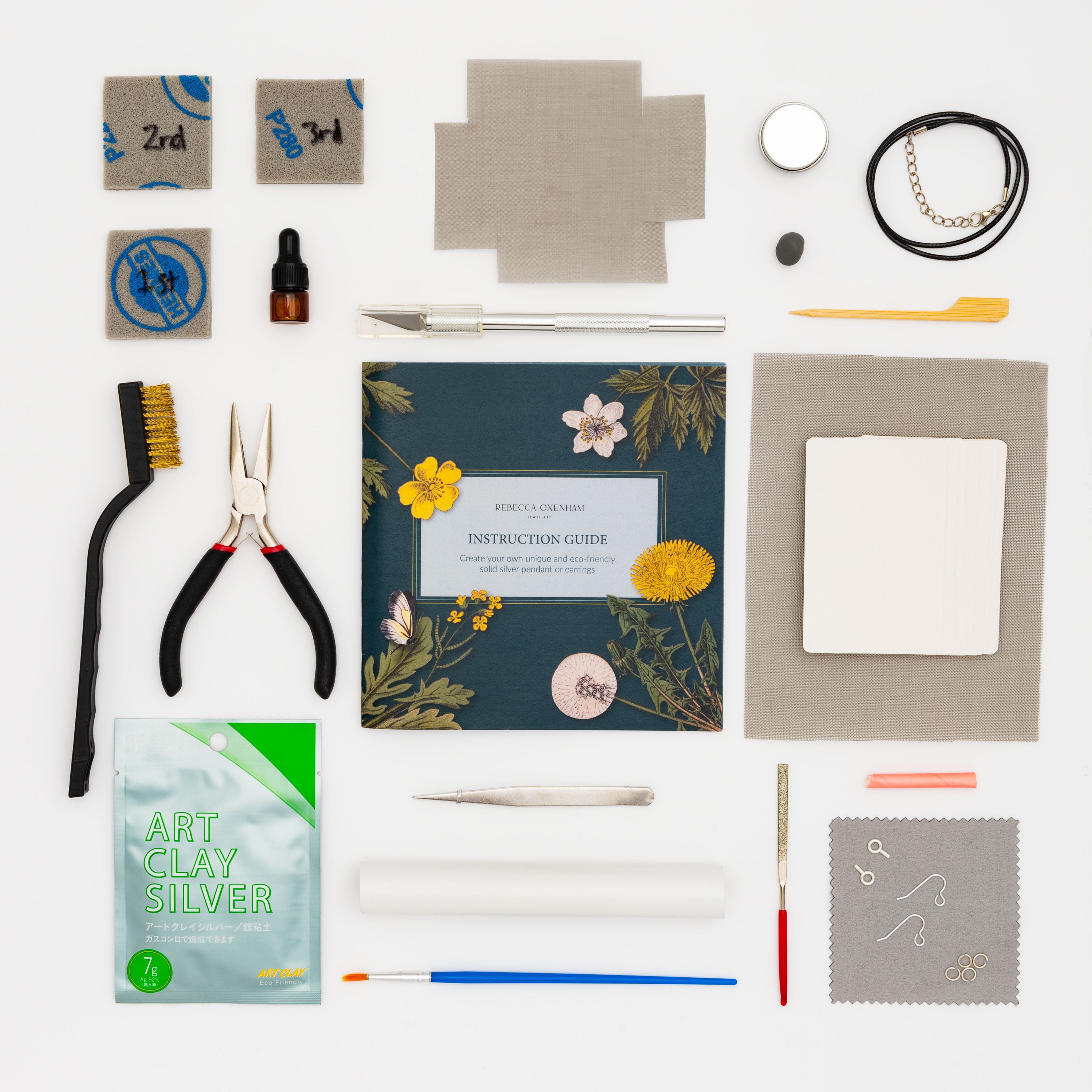 Silver jewellery making kit silver clay kit craft kit craft  Etsy