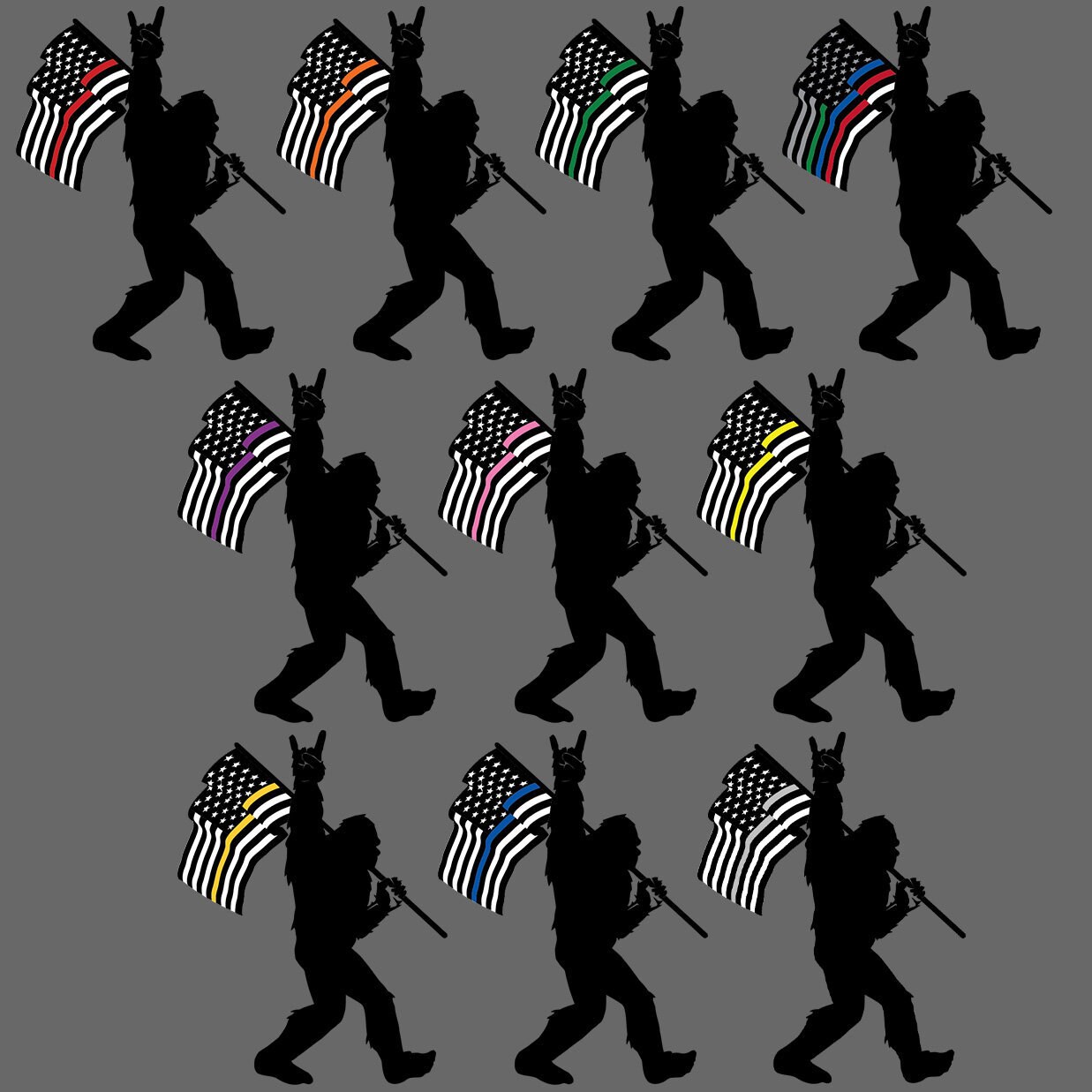 Big Foot Sasquatch Walking Sticker Decal **Various Sizes & Colours** Big Foot Sasquatch Walking Sticker Decal **Various Sizes & Colours**
