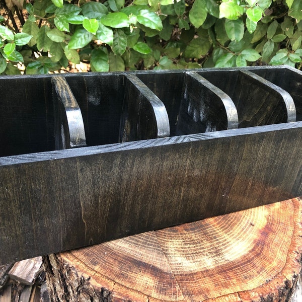 Handcrafted Wooden Utensil Holder - Utensil Caddy - Kitchen Organizer