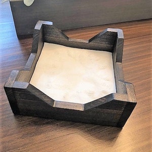 Handcrafted Wooden Napkin Holder - Rustic Home Décor