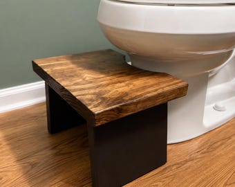 Toilet Stool - Potty Stool - Squatty Potty - Wooden Squatty Potty