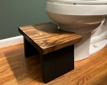 Toilet Stool - Potty Stool - Squatty Potty - Wooden Squatty Potty