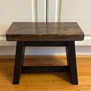 14x7 Single Step Stool, Toddler/Child Step Stool, Wooden Step Stool, Rustic Step Stool, Kitchen Step Stool, Bathroom Step Stool, Plant Stand