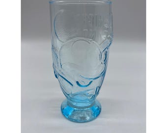 Vintage Disney Mickey Mouse  Embossed Glasse ~ Onishi - VGUC