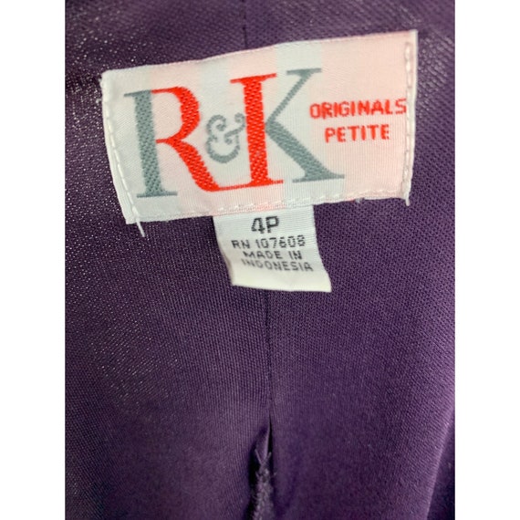 Vintage R&K Originals Petite Sleeveless Sparkle D… - image 6