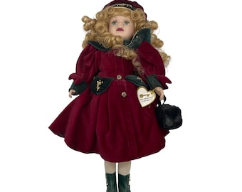 Vintage Victorian Star Porcelain Doll | Brass Key 1999 Collectible Doll
