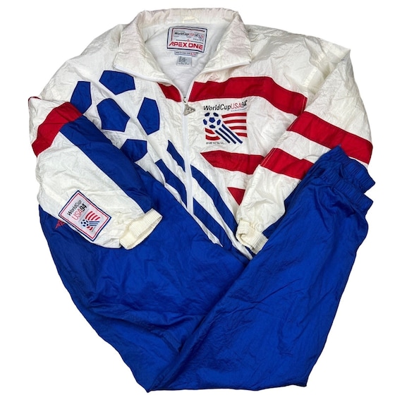 Vintage Men's World Cup USA 94 Apex One Jacket an… - image 1