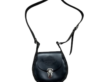 Vintage Harley Davidson leather side bag