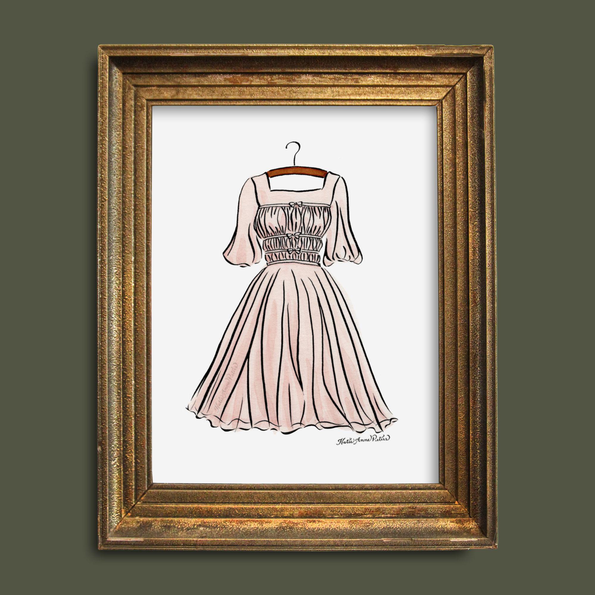 Sound of Music Liesl Dress Large Print | Liesl Pink Gazebo Dress