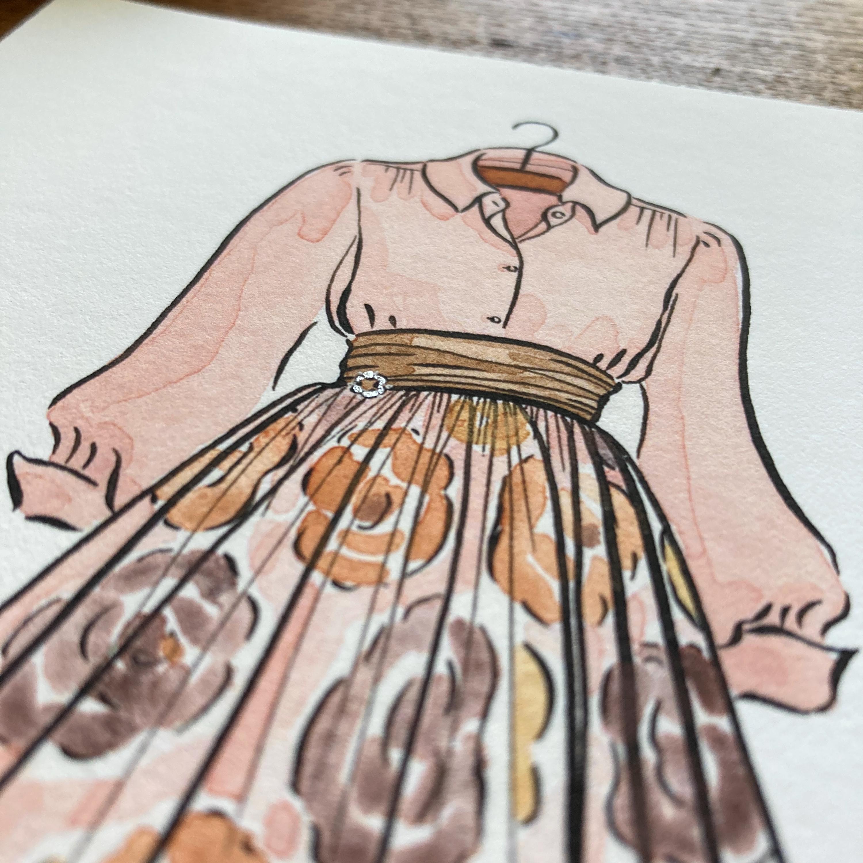 Sound of Music Baroness Schraeder Costume Print | 5x7 Sound of