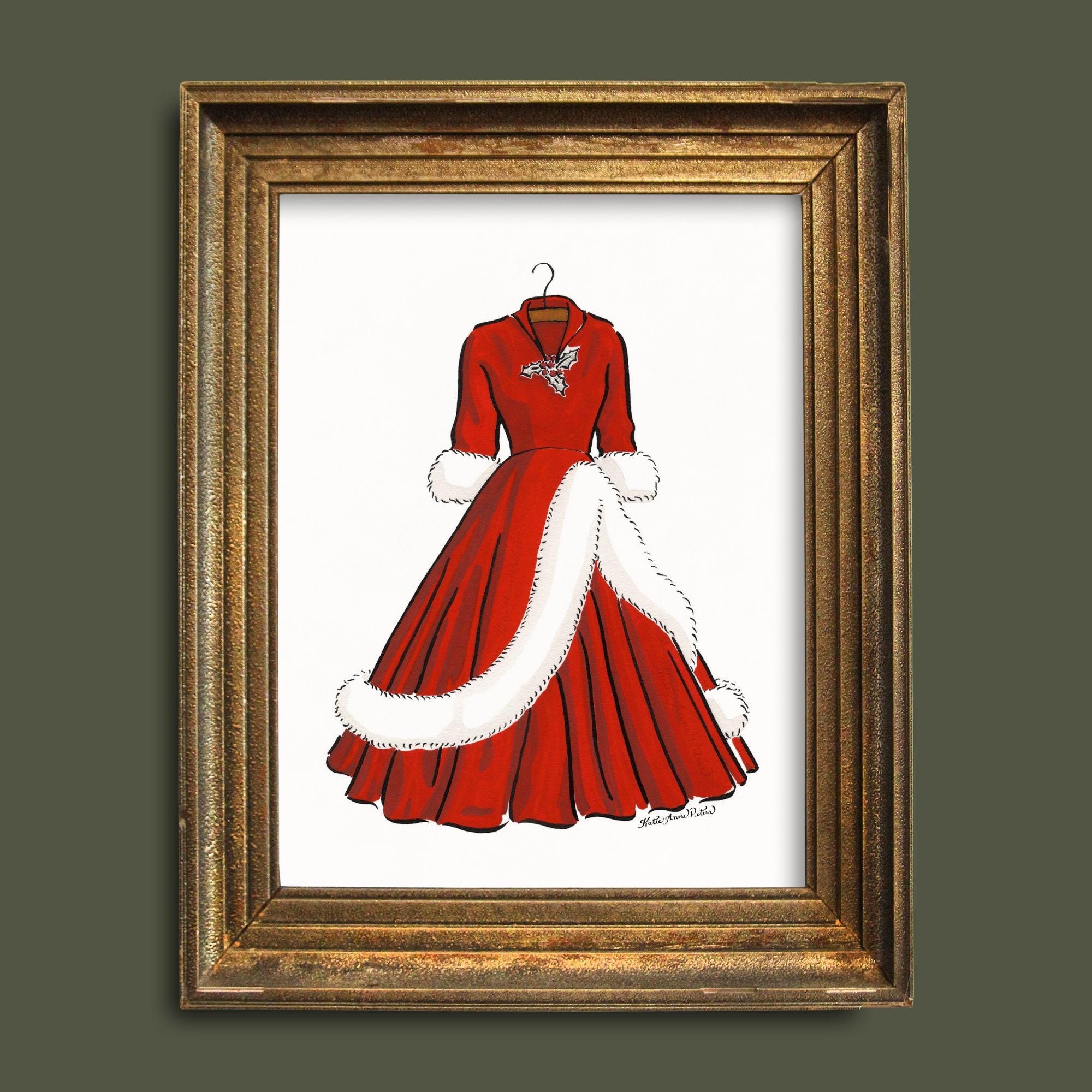Rosemary Clooney White Christmas Dress