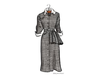 I Love Lucy Vitameatavegamin Dress Print | 5x7 Art | I Love Lucy Dress | Lucille Ball Art | Old Hollywood Dress | I Love Lucy Art