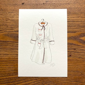 Eloise Bathrobe Art Print | 5x7 Eloise Bathroom Wall Art | Eloise at ...