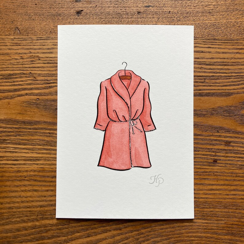 Eloise at the Plaza Robe Print | 5x7 Print | Eloise Bathrobe Art Print ...