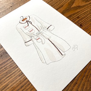 Eloise Bathrobe Art Print | 5x7 Eloise Bathroom Wall Art | Eloise at ...