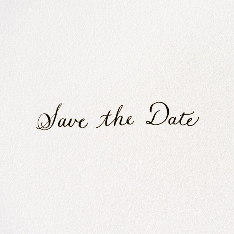 Initial Date Cursive Save the Date Handwritten SVG | Hand Drawn Save the Date Words SVG ...