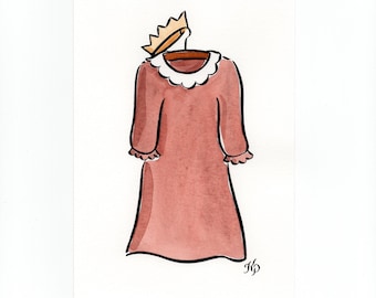 Holiday Inn Valentine's Day Dress | Original 5x7 Watercolor Painting | Old  Hollywood Dress | Holiday Inn Bing Crosby Movie Costume Wall Art - Etsy