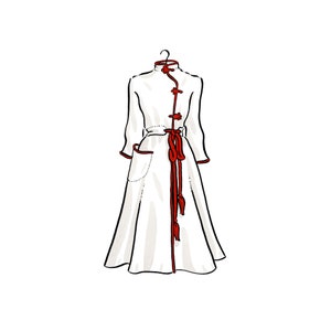White Christmas Robe Print | 5x7 Art | Old Hollywood Robe | Vera Ellen White Christmas Movie Costume | Judy White Christmas Sisters Costume
