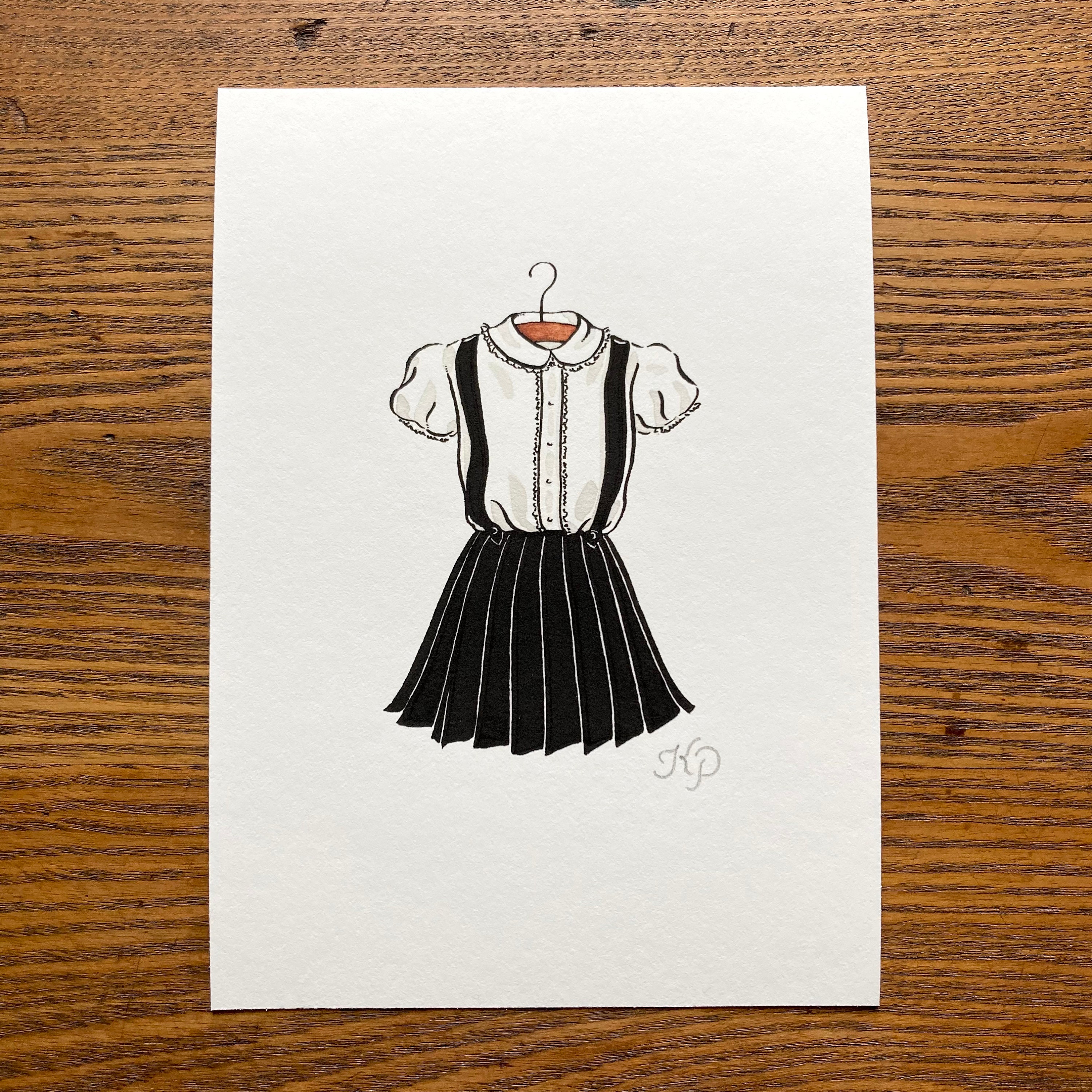 Eloise Outfit Art Print | 5x7 Art | Eloise at the Plaza Print | Eloise ...