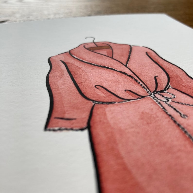 Eloise at the Plaza Robe Print | 5x7 Print | Eloise Bathrobe Art Print ...