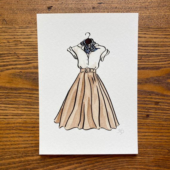 Buy Roman Holiday Print | 5x7 Watercolor Art | Audrey Hepburn Dress | Old  Hollywood Decor | Edith Head Movie Costume | Audrey Hepburn Wall Art Online  in India - Etsy